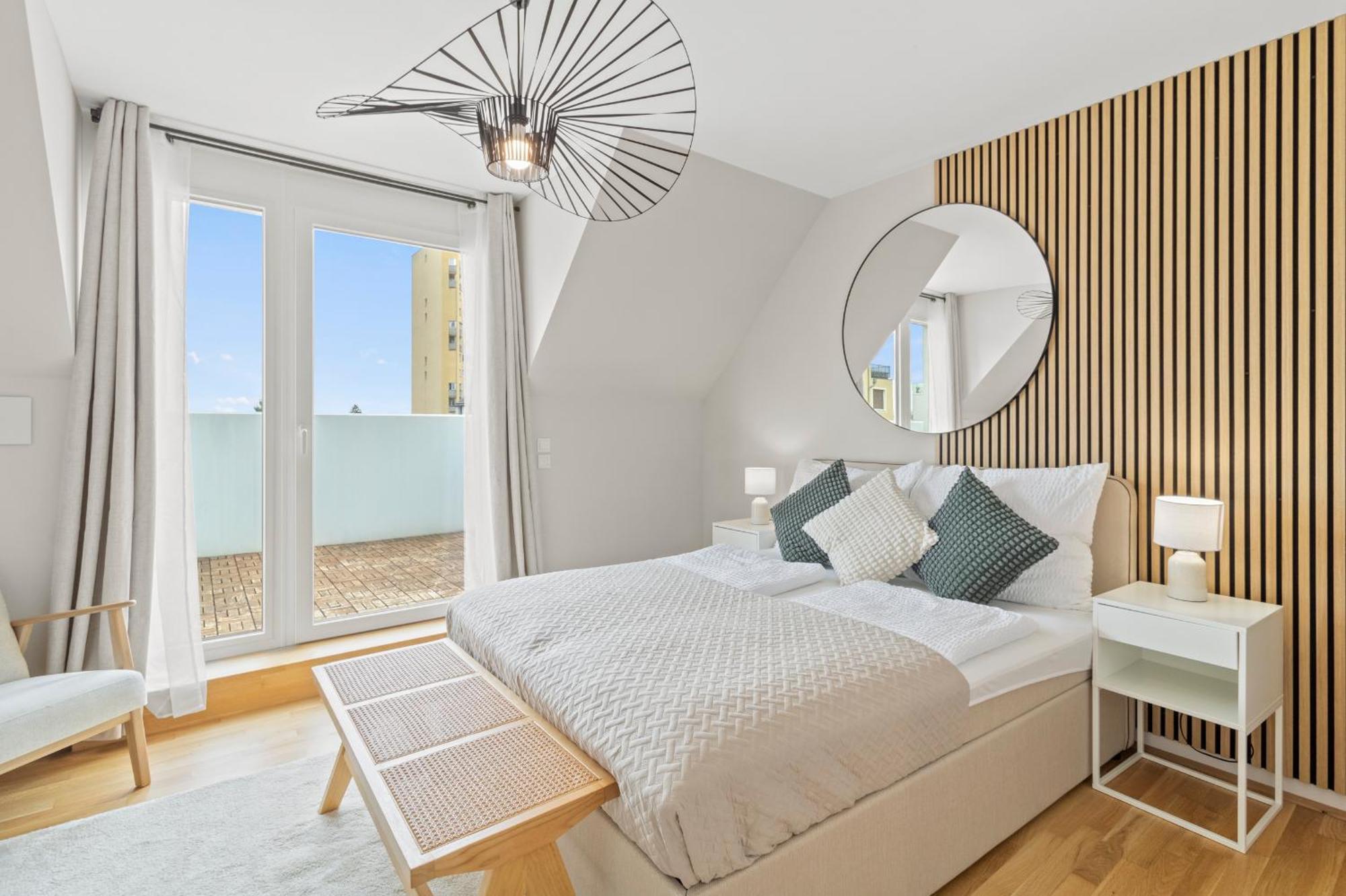 Stylish Apartments - 3 Min To U1 Kagraner Platz Wien Eksteriør billede